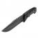 Cutit de vanatoare ideallstore®, safari mix, 23 cm, negru, teaca inclusa