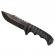 Cutit de vanatoare ideallstore®, safari mix, 23 cm, negru, teaca inclusa