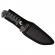 Cutit de vanatoare ideallstore®, safari mix, 23 cm, negru, teaca inclusa