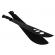 Maceta de vanatoare ideallstore®, survival instinct, 58 cm, otel inoxidabil, negru, teaca inclusa