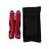 Mini cleste multifunctional ideallstore®, survival instict, otel inoxidabil, 9 functii, 14 cm, rosu, husa inclusa