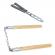 Set briceag de antrenament ideallstore®, basic blade, otel inoxidabil, 22 cm si nunceag din lemn