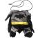 Costum Batman pentru catei si pisici Aexya Negru cu gri Marimea S