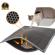Covor pentru colectarea granulelor de nisip pentru pisici AEXYA Gri 50 x 40 cm