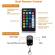 Kit 12 benzi cu LEDuri pentru motocicleta impermeabile efect de stralucire pe sosea telecomanda bluetooth Aexya Multicolor