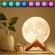 Lampa in forma de Luna 3D cu LED-uri pentru copii 16 culori reglabile prin telecomanda incarcare USB Aexya 12 cm diametru