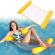 Hamac gonflabil de apa pentru mare sau piscina pentru adulti si copii Aexya galben