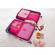 Organizator de bagaje set de 6 gentute Aexya Magenta