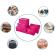 Organizator de bagaje set de 6 gentute Aexya Magenta