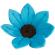 Perna pentru cada pentru bebelusi forma de floare Aexya albastru