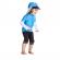 Costum de baie blue ocean marime 98-104 protectie uv swimpy