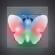 Lumină de veghe model fluture (multicolor)