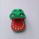 Jucarie interactiva, model crocodil la dentist, plastic, 13 cm, verde