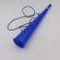 Vuvuzela goarna simpla, petreceri, stadion, miting, albastra, snur, 36 cm