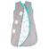 Sac de dormit multifunctional grey turquoise elephant travel 1-3 ani 2.5 tog