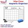 Planner magnetic lunar cu markere magnetice si burete, 22cm x 30cm, Vivo 9252