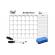 Planner magnetic lunar cu markere magnetice si burete, 22cm x 30cm, Vivo 9252