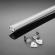 Profil aluminiu pentru banda led 2m 19mm x 19mm alb