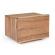 Noptiera 1 sertar din lemn maro aron 60 cm x 45 cm x 45 h