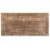 Masa din lemn maro si alb antichizat 180 cm x 90 cm x 82 h