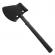 Topor ideallstore®, unleashed viking, otel inoxidabil, negru, 42 cm, teaca inclusa