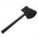 Topor ideallstore®, unleashed viking, otel inoxidabil, negru, 42 cm, teaca inclusa