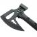 Topor ideallstore®, unleashed viking, otel inoxidabil, negru, 42 cm, teaca inclusa