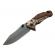 Briceag de vanatoare ideallstore®, super adventure, otel inoxidabil, 20 cm, maro