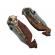 Briceag de vanatoare ideallstore®, super adventure, otel inoxidabil, 20 cm, maro