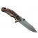 Briceag de vanatoare ideallstore®, super adventure, otel inoxidabil, 20 cm, maro