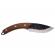 Cutit de bucatarie ideallstore®, japan vibe, model japonez, lucrat manual, otel, maner lemn, 24.5 cm, maro