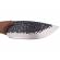 Cutit de bucatarie ideallstore®, japan vibe, model japonez, lucrat manual, otel, maner lemn, 24.5 cm, maro