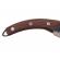 Cutit de bucatarie ideallstore®, japan vibe, model japonez, lucrat manual, otel, maner lemn, 24.5 cm, maro