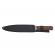 Cutit de vanatoare ideallstore®, spanish inquisition, tais dublu, 28.5 cm, otel inoxidabil, maro, teaca inclusa