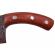 Cutit de vanatoare ideallstore®, lucrat manual, asian legacy, 25.5 cm, maner lemn, husa piele ecologica