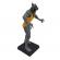 Figurina metalica ideallstore®, powerful manwolf, editie de colectie, lucrat manual, 9 cm