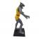 Figurina metalica ideallstore®, powerful manwolf, editie de colectie, lucrat manual, 9 cm