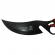 Set de vanatoare ideallstore®, sabie red ronin si cutit king cobra , otel inoxidabil, negru