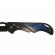 Briceag de vanatoare ideallstore®, blue fire, otel inoxidabil, 21.5 cm, negru