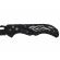 Briceag de vanatoare ideallstore®, silver fire, otel inoxidabil, 21.5 cm, negru