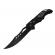 Briceag de vanatoare ideallstore®, silver fire, otel inoxidabil, 21.5 cm, negru