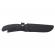 Cutit de vanatoare ideallstore®, comando blade, 28.5 cm, otel inoxidabil, negru, teaca inclusa