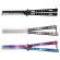 Set trei briceaguri fluture de antrenament ideallstore®, stylish butterfly, otel inoxidabil, multicolor