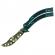 Briceag fluture de antrenament ideallstore®, military chief, otel inoxidabil, 24 cm, verde, husa inclusa