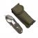 Briceag multifunctional ideallstore®, special outdoor, otel inoxidabil, 7 functii, kaki, 16 cm, husa inclusa