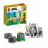 Lego super mario set de extindere rinocerul rambi 71420