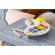Tabla din lemn cu 3 instrumente muzicale ecotoys