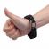 Bratara supravietuire ideallstore®, military surplus, paracord, 24 cm, negru
