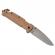 Briceag de vanatoare ideallstore®, general assault, otel inoxidabil, 21.5 cm, bej, teaca inclusa