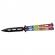 Briceag fluture de antrenament ideallstore®, romanian spirit, otel inoxidabil, 22.5 cm, multicolor